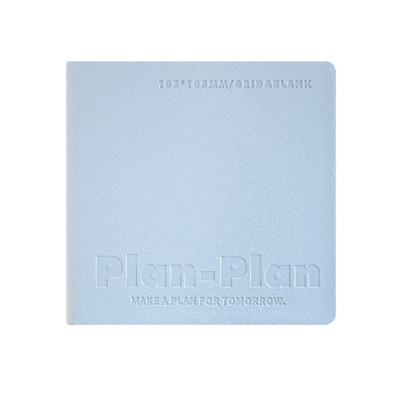 CUBE Planwith Portable Softcover Notebook - Waterproof PU Leather, Stitch-Bound, Pocket Size, 100g Paper