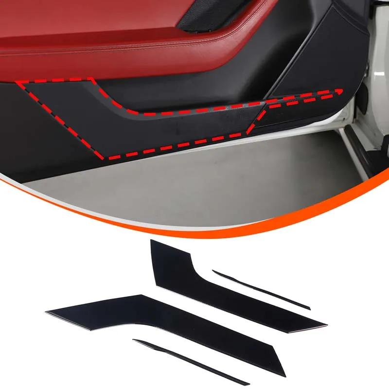 For Jaguar F-TYPE 2013-2026 PVC Glossy Black Interior Modification Center Control Trim Strip Door Trim Sticker Car Accessories