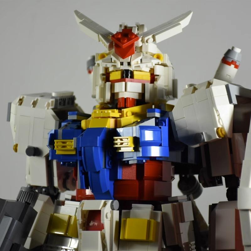 MOC Building Block Set Toy Robot Mech Assembled Model