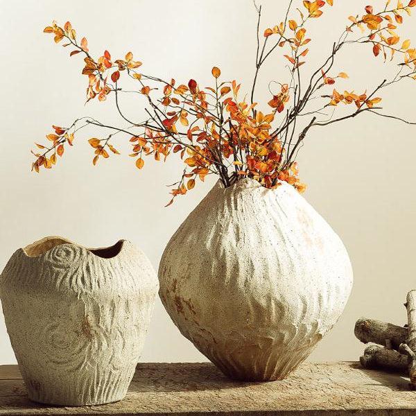Retro Wabi-Sabi Stil Blumenvase für Wohnzimmerdekoration