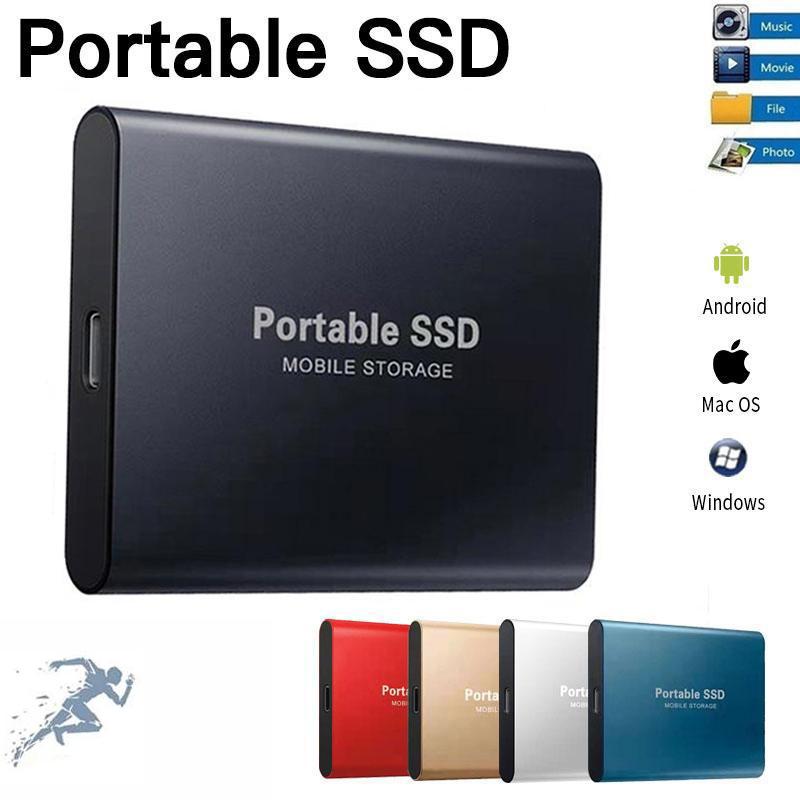 

Внутренний SSD Внешний жесткий диск SSD Мобильный твердотельный накопитель для ПК Ноутбук USB3.1 Портативный мобильный жесткий диск для хранения данных