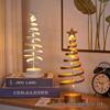 Christmas Tree Ornament Lights: Holiday Crystal Night Lamp for Bedroom & Desk