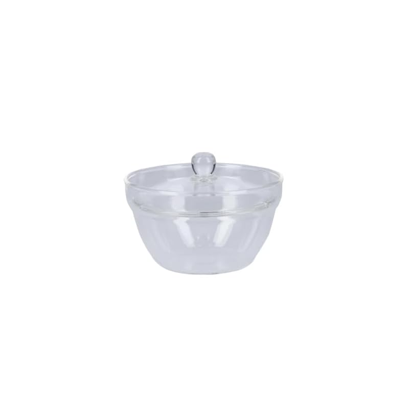 HARIO Glass Microwave-Safe Small Bowl, Heat-Resistant Bowl, Heat-Resistant Glass Container, Microwave Cooking Safe, with Lid, Dishwasher Safe, Made in