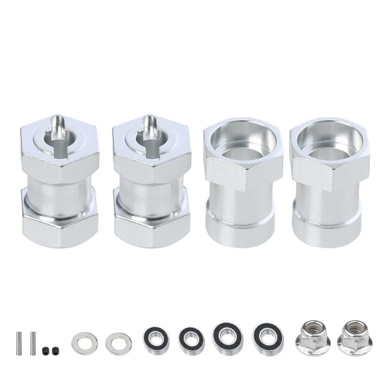 12mm Wheel Hex Hub Adapter for Tamiya CW-01 CW01 Lunch Box Midnight Pumpkin Monster Beetle WR02 Upgrade Parts Accessories Metal