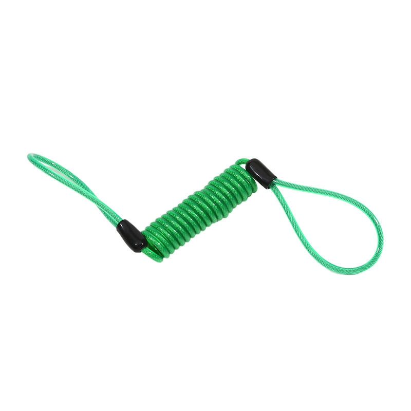 Motorcycle Helmet Reminder Spring Cable Lock Anti-Theft Rope Disc Lock Bicycle Security Theft Protection Travel Wire Rope