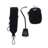 Prada 1BH046 Bolsa de Ombro preto/NERO Nylon/couro Mulheres