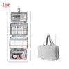 Polyester Travel Toiletry Organizer With Multiple Compartments For Packing Convenience