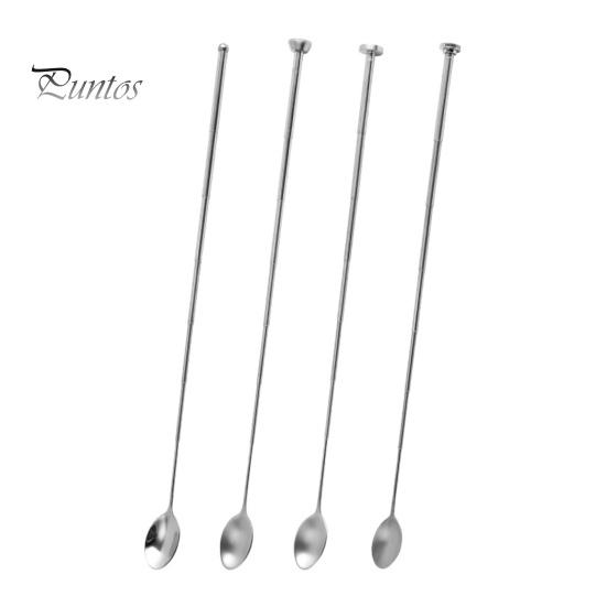 

Выдвижная ложка 14,8-44 см Телескопическая ложка из нержавеющей стали с выдвижной ручкой Портативная антикоррозийная посуда Принадлежности для барбекю Поджаривание фруктов Random Style