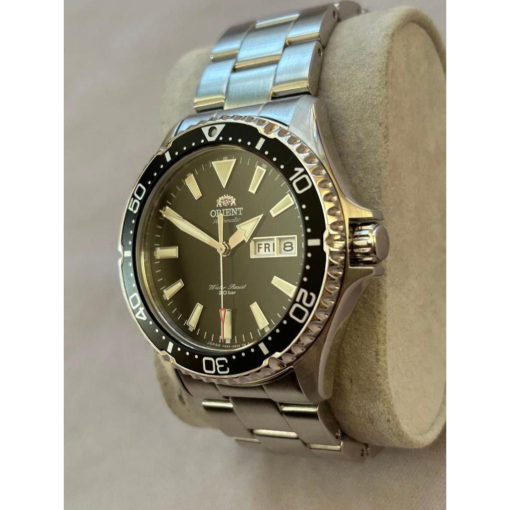 Used Orient Mako Kamasu Black Dial Excellent Condition