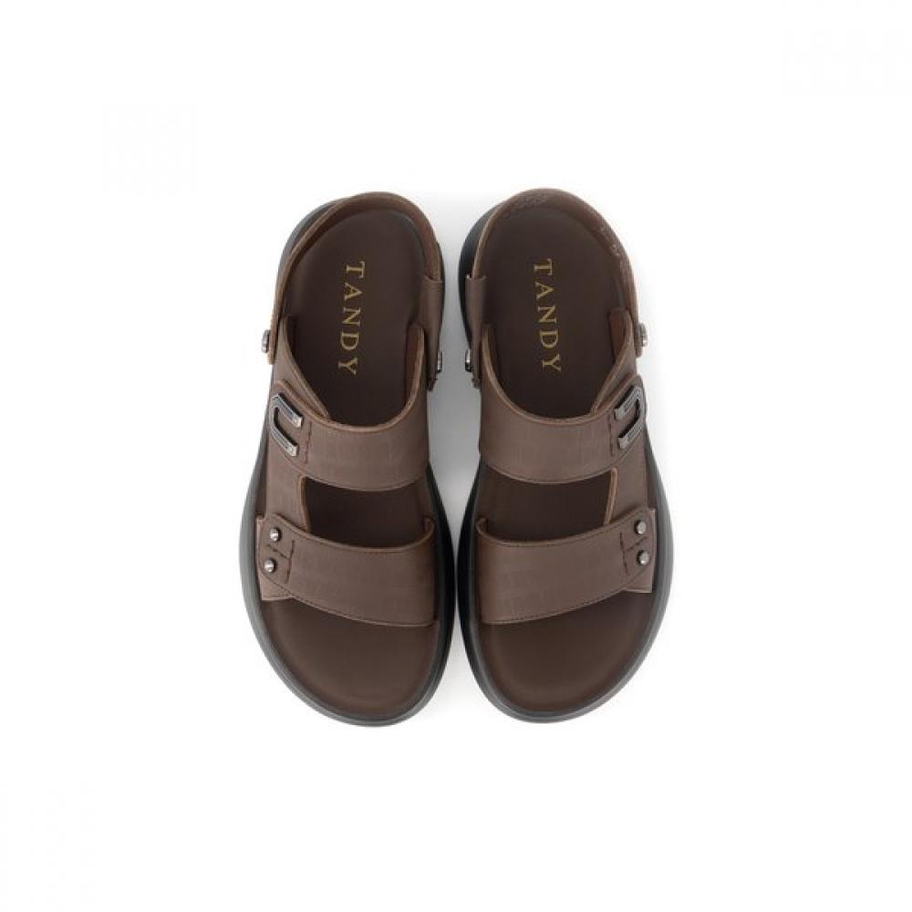 Tandy Herren Sandale Braun Q19029