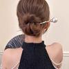 Pearl Hair Sticks Korean Women Elegant Metal Hairpins Hair Forks Bun Headwear Ponytail Styling Hair Accessories
