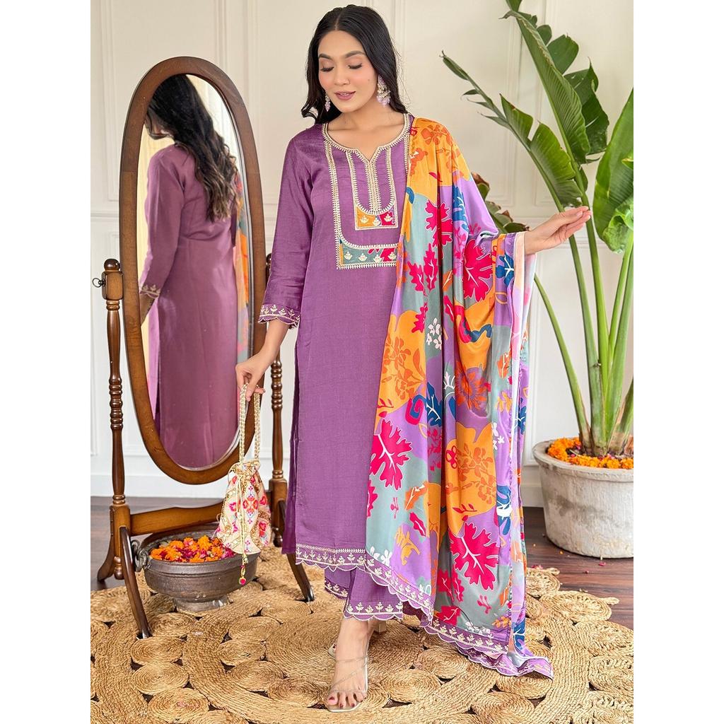 Indian Designer Top Tunic Kurti Salwar Kameez Set Bollywood Pakistani Party Wear VFP-1829a