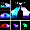 7 barev měnící LED noční lampa slon s baterií Party dekorace Panenky Nightlight Baby