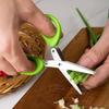 1 Stück/2 Stück Neue Küchenschere aus Edelstahl mit 3/5 Lagen, geeignet zum Schneiden und Kochen von Chilischoten, Zwiebeln und Koriander