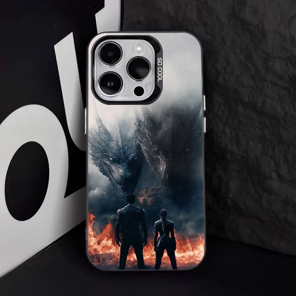 

F-Fourth W-Wing Dragon Cool Phone Case For iPhone 17,16,15,14,13,12,11,Pro,XS,Max,Plus,Mini,SE4,E IMD Matte Black iPhone14PRO