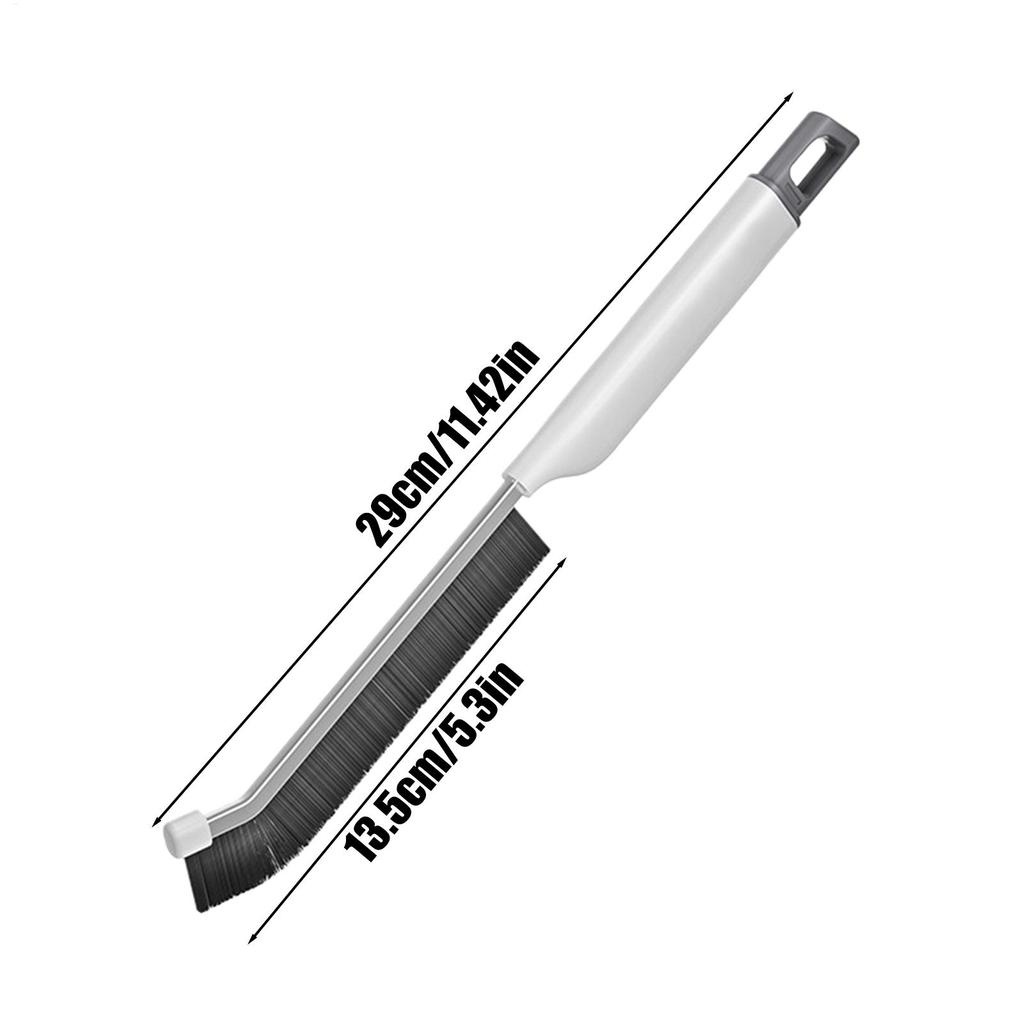 2 pcs Bathroom Tile Groove Gap Cleaning Brush Kitchen Bathroom Fan Window Rails Cleaner Brush Cleaning Tool For Home Hotel