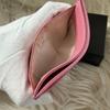 Used Chanel CHANEL Card Case Coco Mark Business Card Regular Camellia Pink