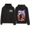 Ghost Skeletour World Tour Album Harajuku Zipper Hoodies Unisex Gothic Oversized Zip Up Sweatshirts Harajuku Hip-hop Coat