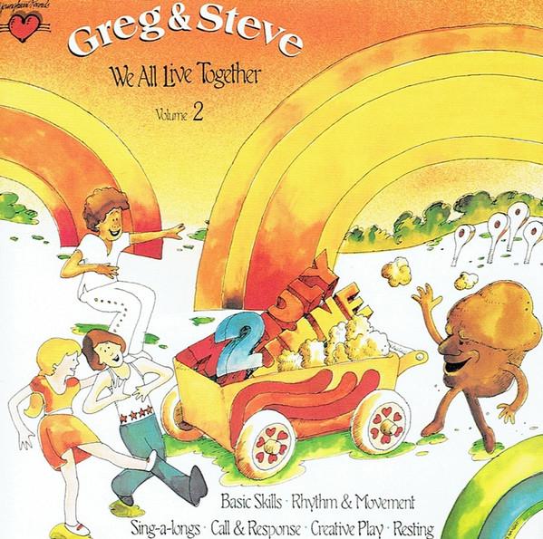 

CD GREG & STEVE - We All Live Together, Volume 2 YM002CD Youngheart Reco US Pop Used