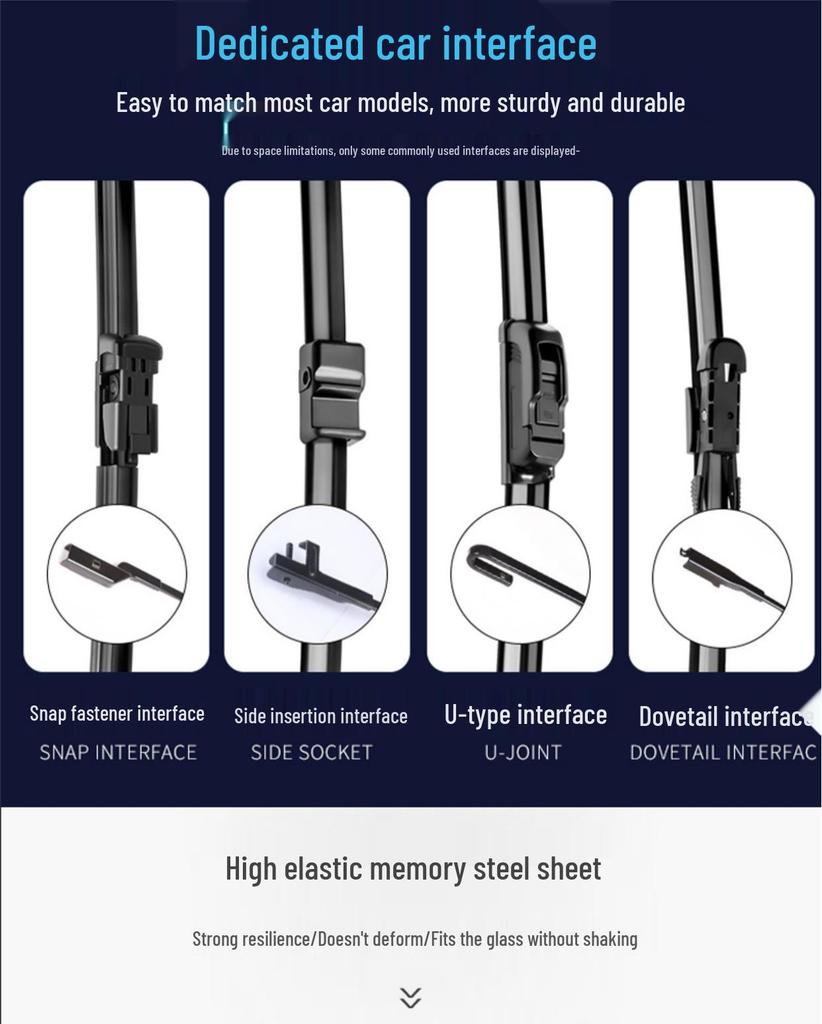 Wuling Rongguang Compatible Double Rubber Strip Wiper Blade