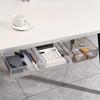Slide Out Tray Under Desk Drawer Clear Desk Supplies Holder Stationery Storage Tray  Memo Rack