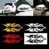 2PCS Motorcycle Flame Stickers for Rearview Mirror Flame Car Stickers Flame Totem Flame Decoration Modified Car Stickers
