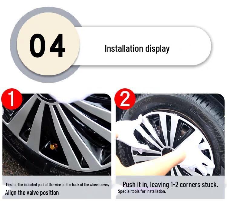 Volkswagen Polo, Jetta, Santana Universelle Reifenabdeckung & Felgenschutzkappe