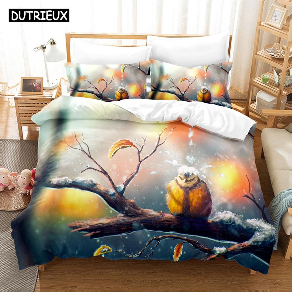 3D A Blackbird Bedding Sets Duvet Cover Set With Pillowcase Twin Full Queen King Bedclothes Bed Linen