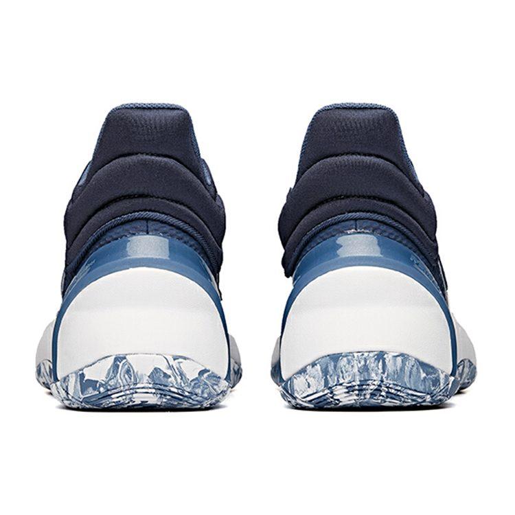 Anta Speedy Decision Textile, Synthetic Leather Cushioning Slip Resistant Abrasion Resistant Mid top Basketball Shoes 112041612-3