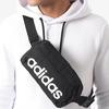 Adidas Recycled Polyester Material Crossbody Fanny Pack Regular Unisex Black GN1937