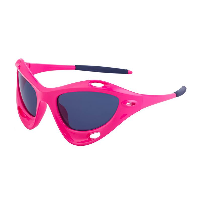 New European and American Personalized Windproof Sunglasses for Women Y2K Cat Eye Sports Cycling Sunglasses for Men