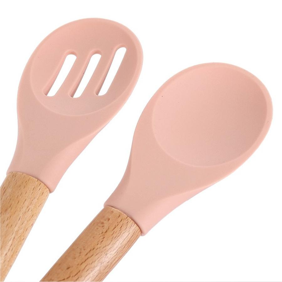 6pcs cream scraper set of six silicone kitchenware set of six non-stick spatula oil brush whisk baking set