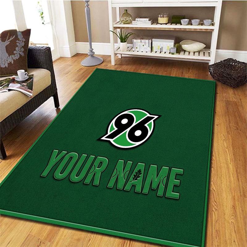 Hannover 96 Custom Name Carpet Rug for Living Room Bedroom Home Sofa Decoration,Kids play Non-slip Floor Mat