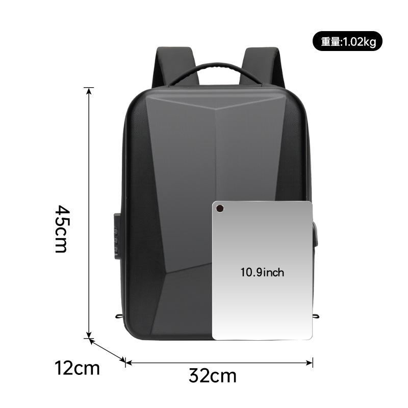 Schoolbag Expansion Backpack Men's Hard Shell Qualitative E-sports Game Large Capacity Computer Bag Business Travel Double Backpack Women's