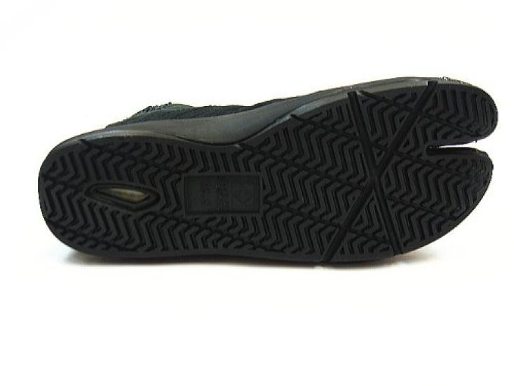 Kurashikiya Matsuriki Air Jog Kohaze Air Tabi Socks with Invisible Air Marugo (Black) 7-piece Co., Ltd. (30.0cm)