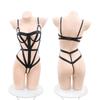 Sexy cross secretary uniform hottie outdoor hollow free one-piece flirting lingerie bundled women