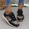 Autumn Women's Casual Shoes Fashion Leopard Print Women Sports Shoes 2024 Lace-up Women's Platform Sneakers Zapatillas De Mujer