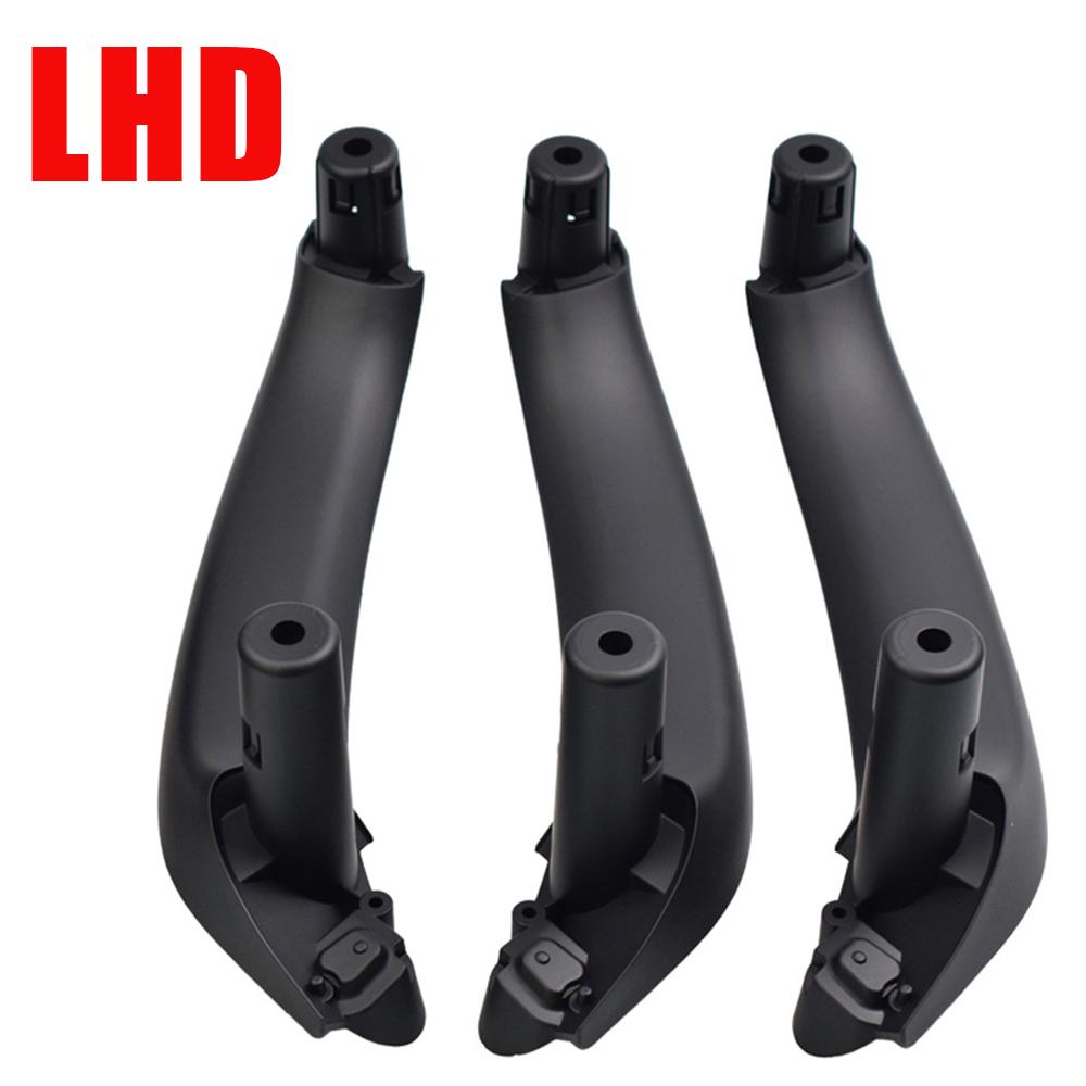 3Pcs Car Interior Door Handle left Right Inner Door Panel Handle Pull Trim Cover For BMW X3 X4 F25 F26 51419209216