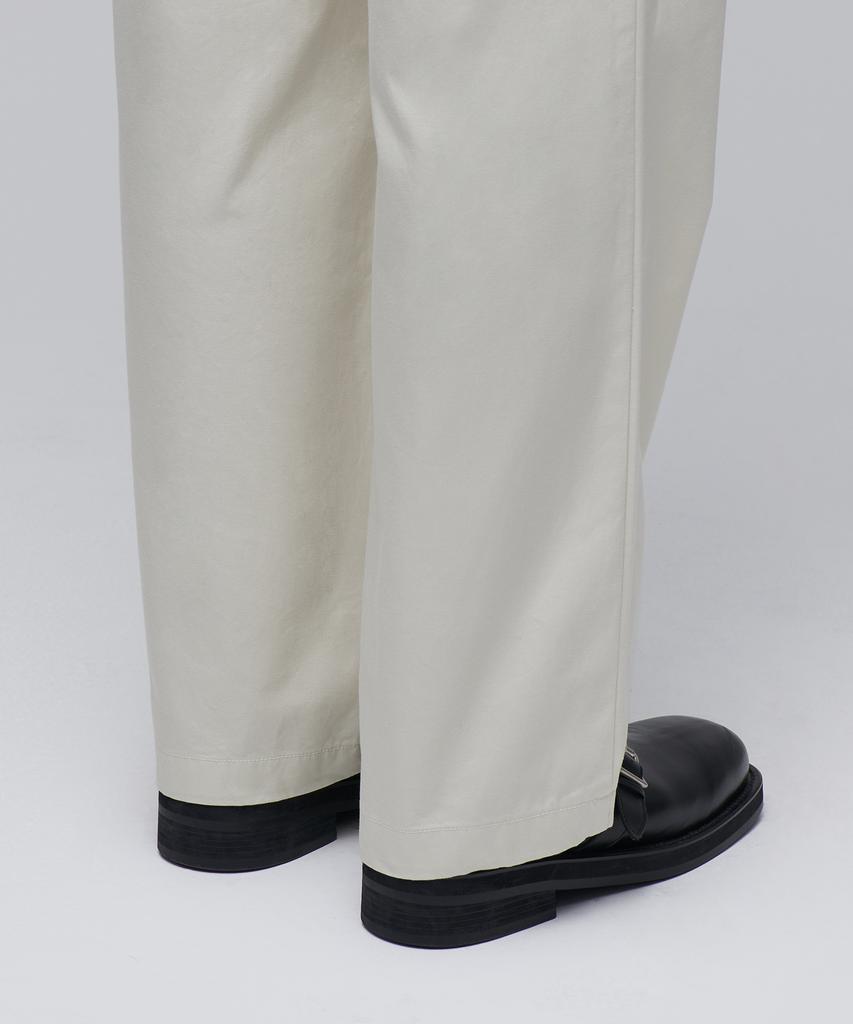 Musinsa Standard Semi-Balloon Belted Chino Pants [Cream]