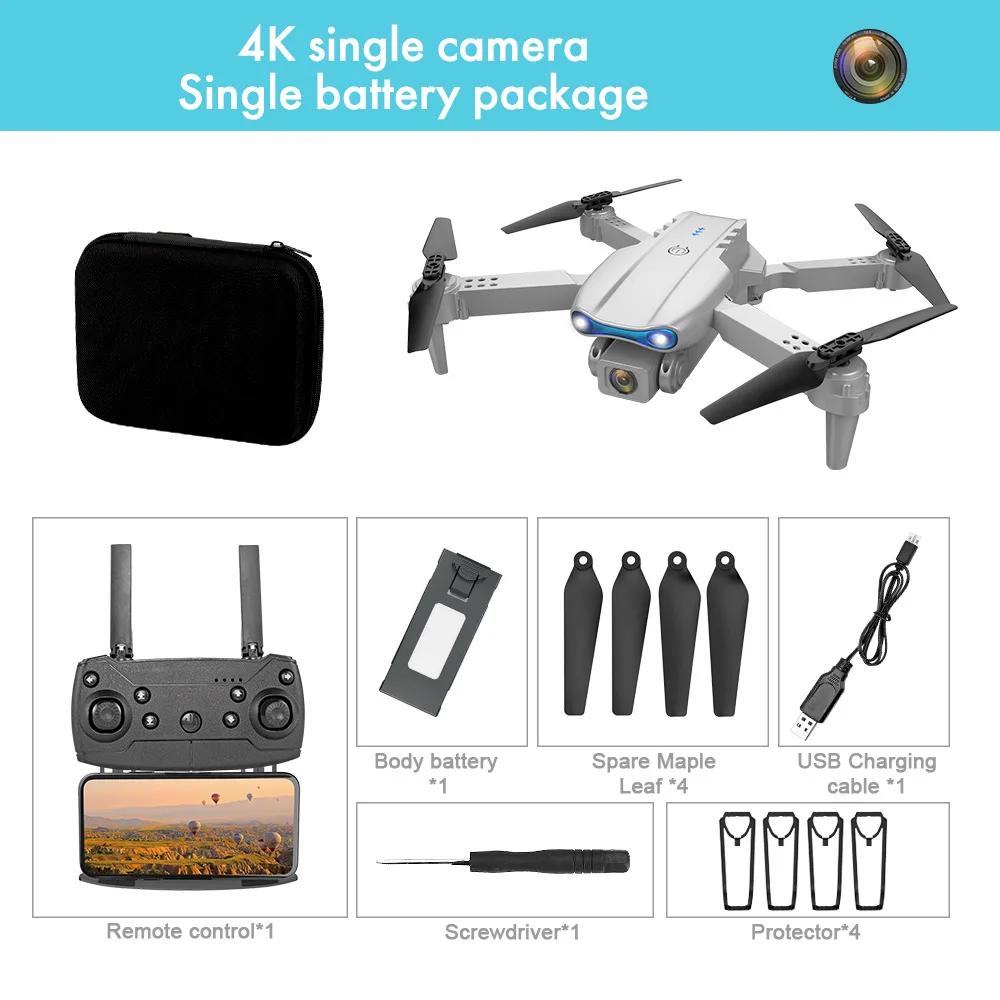 4K HD Single Camera with GPS 5G WIFI Wide Folding Aircraft Professional Drone K3/E99 Angle FPV Real-time Transmission RC