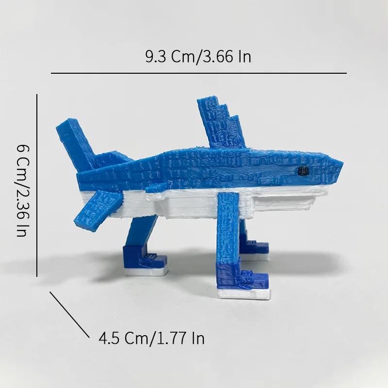 3D Printed Brainrot Animals Tralalelo Tralala Sharkbricks Gift For Children Car Desktop Home Decor