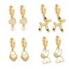 2023 New European And American New  Simple And Cute Puppy Earrings Earrings Female Personality Creative Fashion Earrings