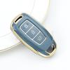3 Buttons Tpu Shell Fob Car Key Case Full Cover For Hyundai Santa I30 Ix35 Encino Kona Solaris Azera Grandeur Elantra Accent Fe