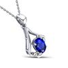 Blue Tanzanite Stud Earrings, Blue Crystal Necklace, Gemstone Bracelet, and Sapphire Ring Set