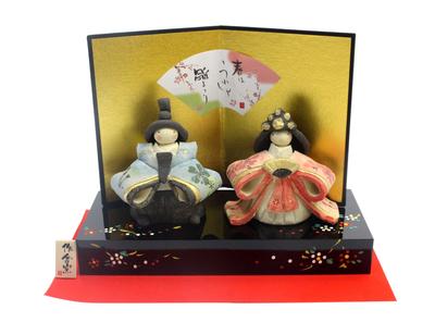 Craftsman House Hina Happy Standing Hina Total Male Doll Female Doll 10cm Dolls, Dolls, Length 10.5cm,