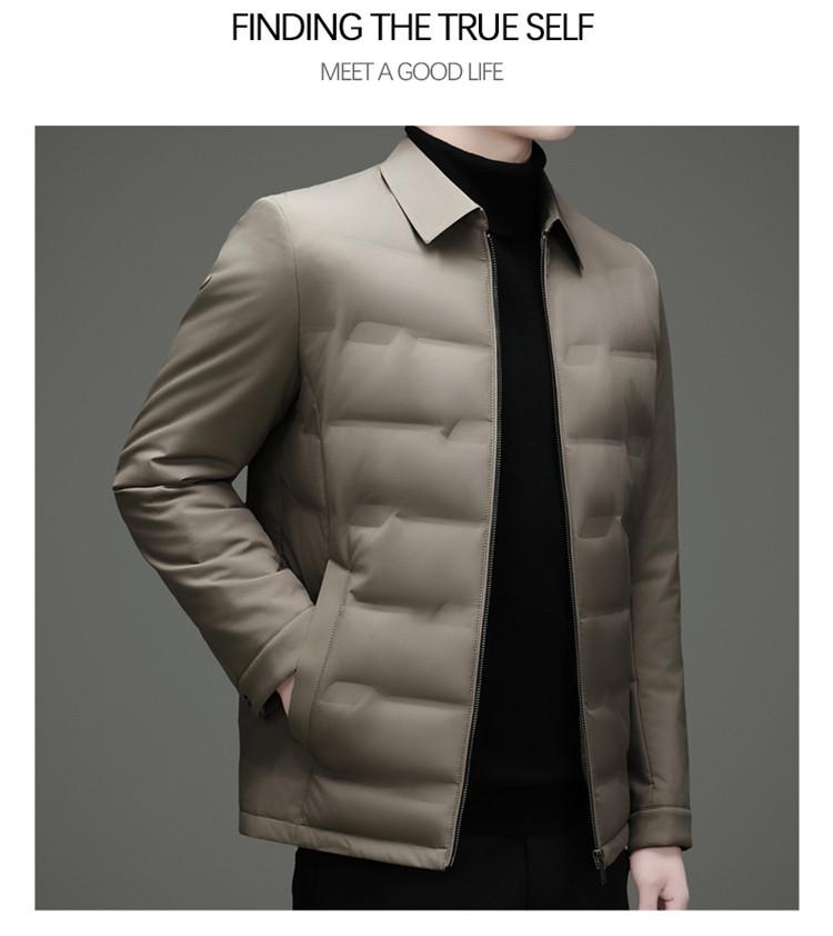 2025 Winter Men's Lightweight 80% Down Fashion Jacket - Trendy Casual Wear for All Ages