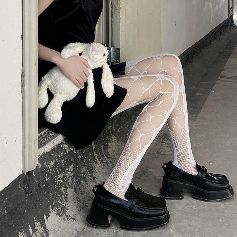 Rhombus Love Grid, Big Love Grid, Small Love Grid, Super Beautiful Hot-selling Fishing Net Socks, Pantyhose.