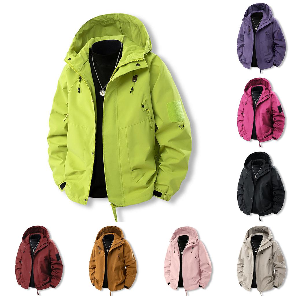 Men's  Leisure  Loose  Windbreaker  Hooded  Hood  Coat