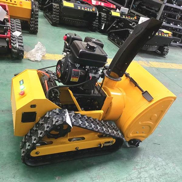 Smart Remote Control Snow Removal Machine for Household and Road Use