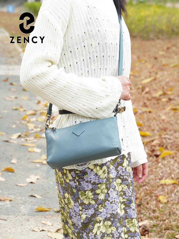 Zency Genuine Leather Bag Women's Crossbody Bag